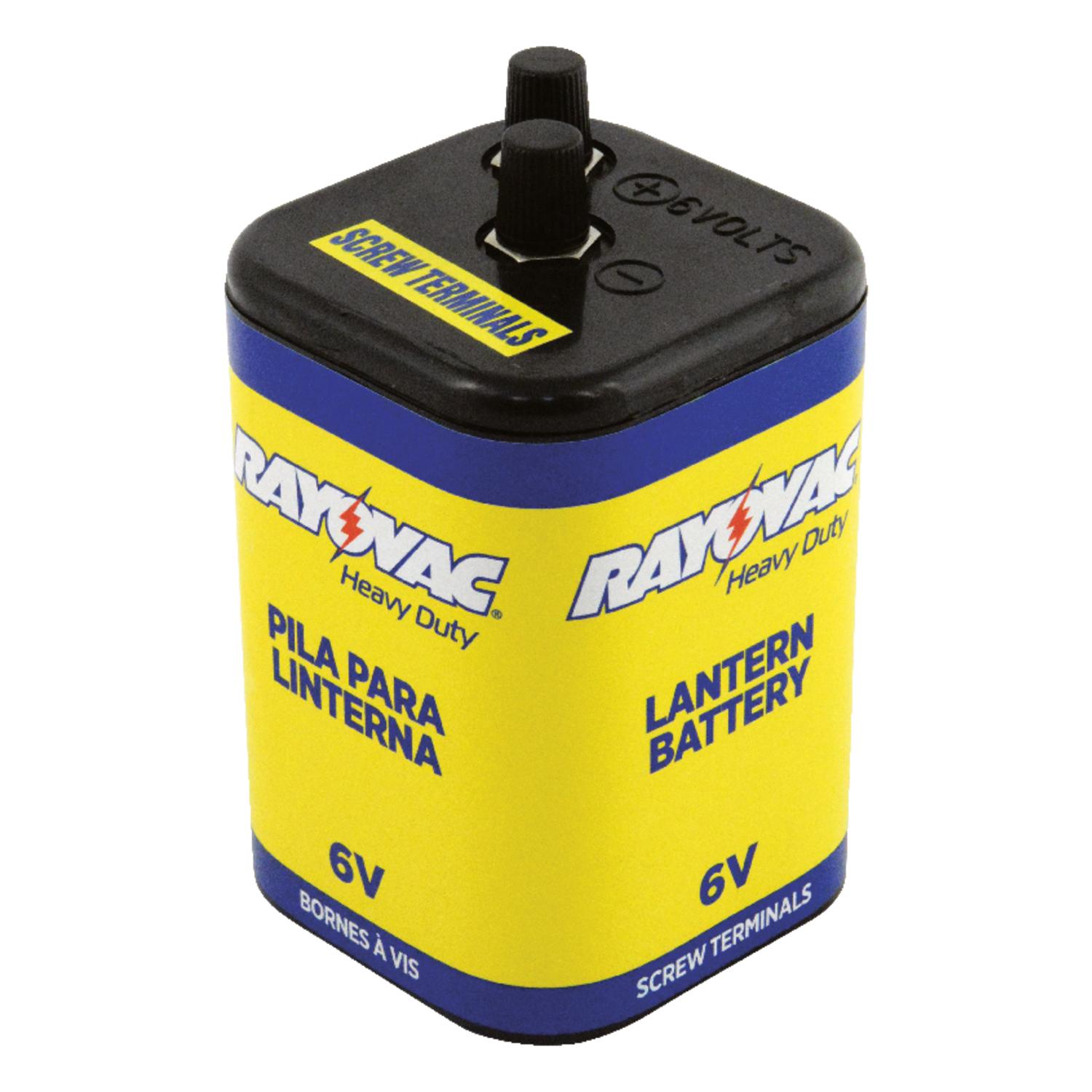 Rayovac 6-Volt Zinc Carbon Lantern Battery 1 pk Bulk Mfr# 945R4C