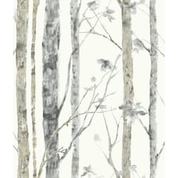 RoomMates 16.5 ft. L Birch Trees Vinyl Peel and Stick Wallpaper
