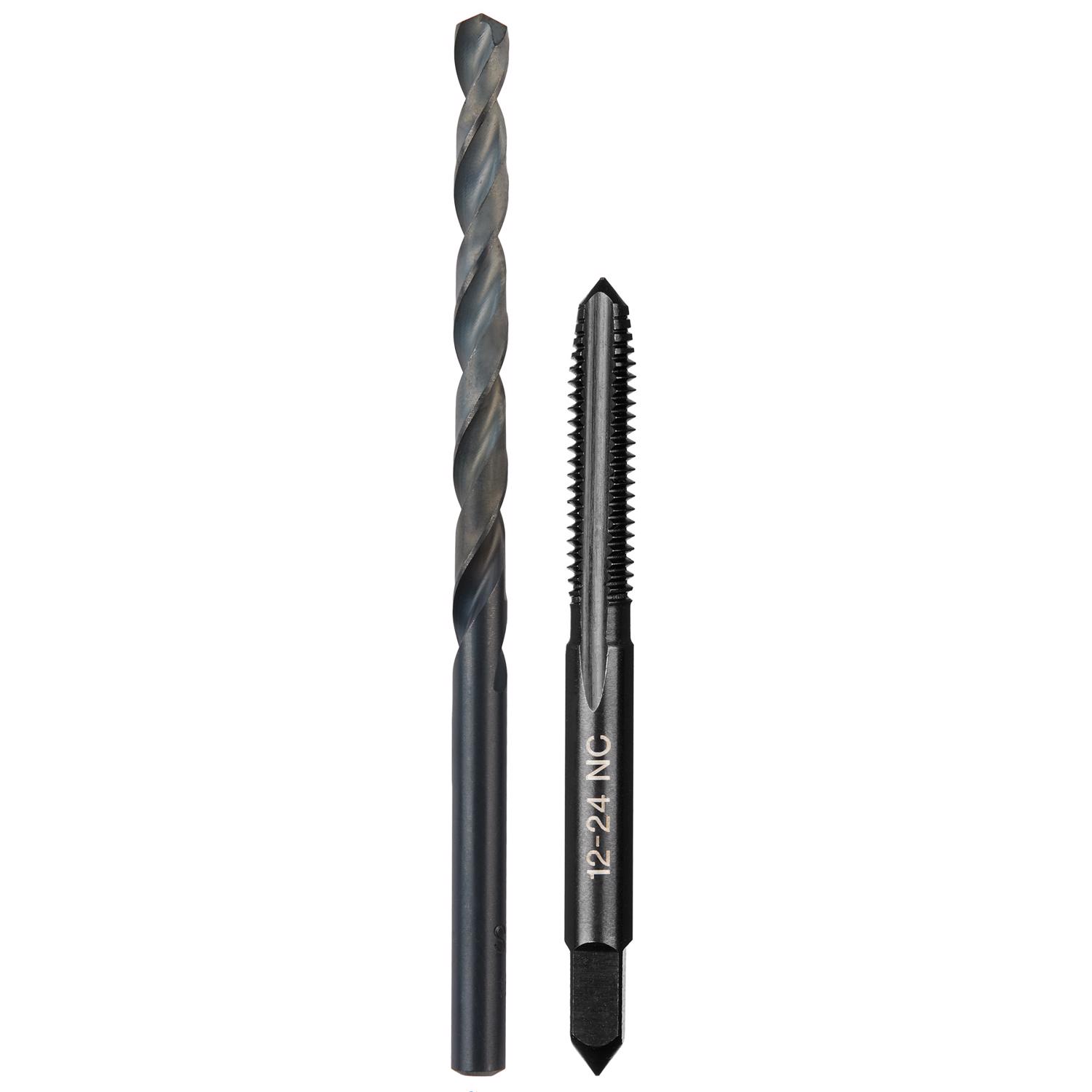 Milwaukee 12-24 NC Straight Flute Plug Tap & #16 Drill Bit - 49-57-5530