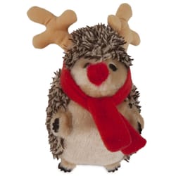 Heggie For Dog Multicolored Fabric Reindeer Squeaky Dog Toy 1 pk