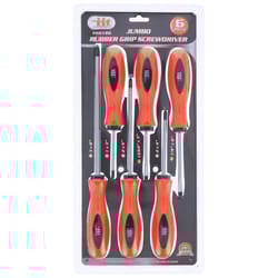 JMK Illinois Industrial Tool Assorted Screwdriver Set 6 pc