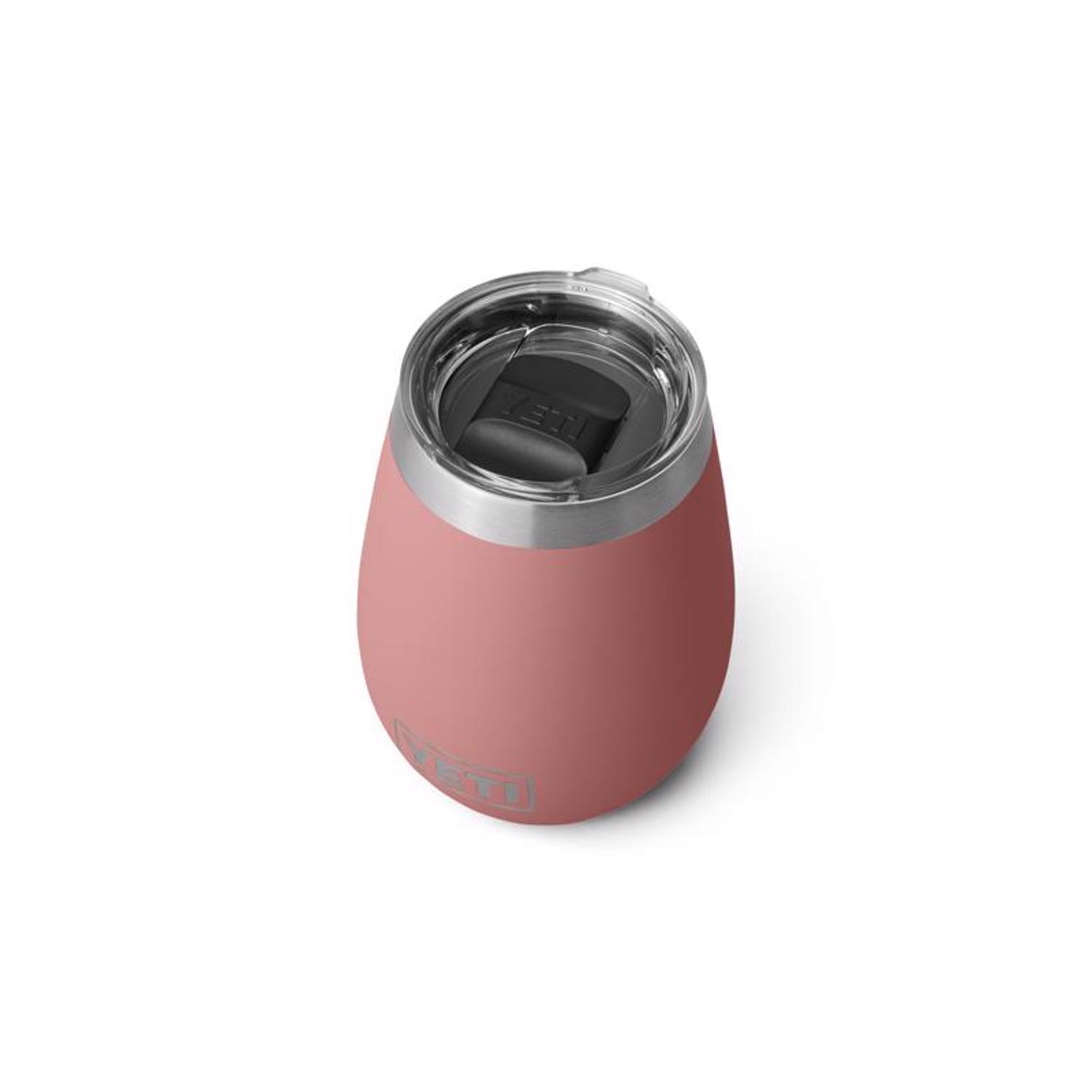 YETI Rambler 10 oz Sandstone Pink BPA Free Wine Tumbler with
