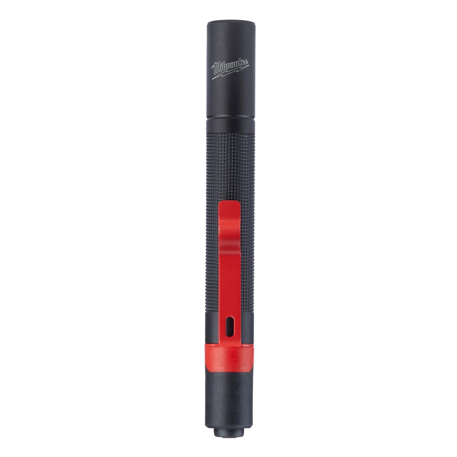 Photos - Flashlight Milwaukee TRUEVIEW 100 lm Black/Red LED Pen Light AAA Battery 2105 