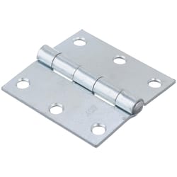 Ace 3 in. L Zinc-Plated Broad Hinge 2 pk