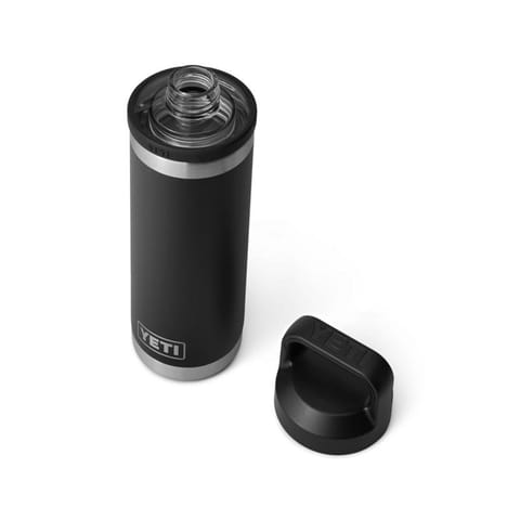 YETI Rambler 18 oz Black BPA Free Bottle with Chug Cap Mfr