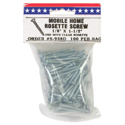 US Hardware Mobile Home Rosette Screws 1 pk