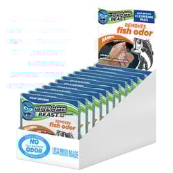 Grease Beast Delicate, Light Duty Antibacterial Scrubber Sponge For Light Duty 3.25 in. L 1 pc