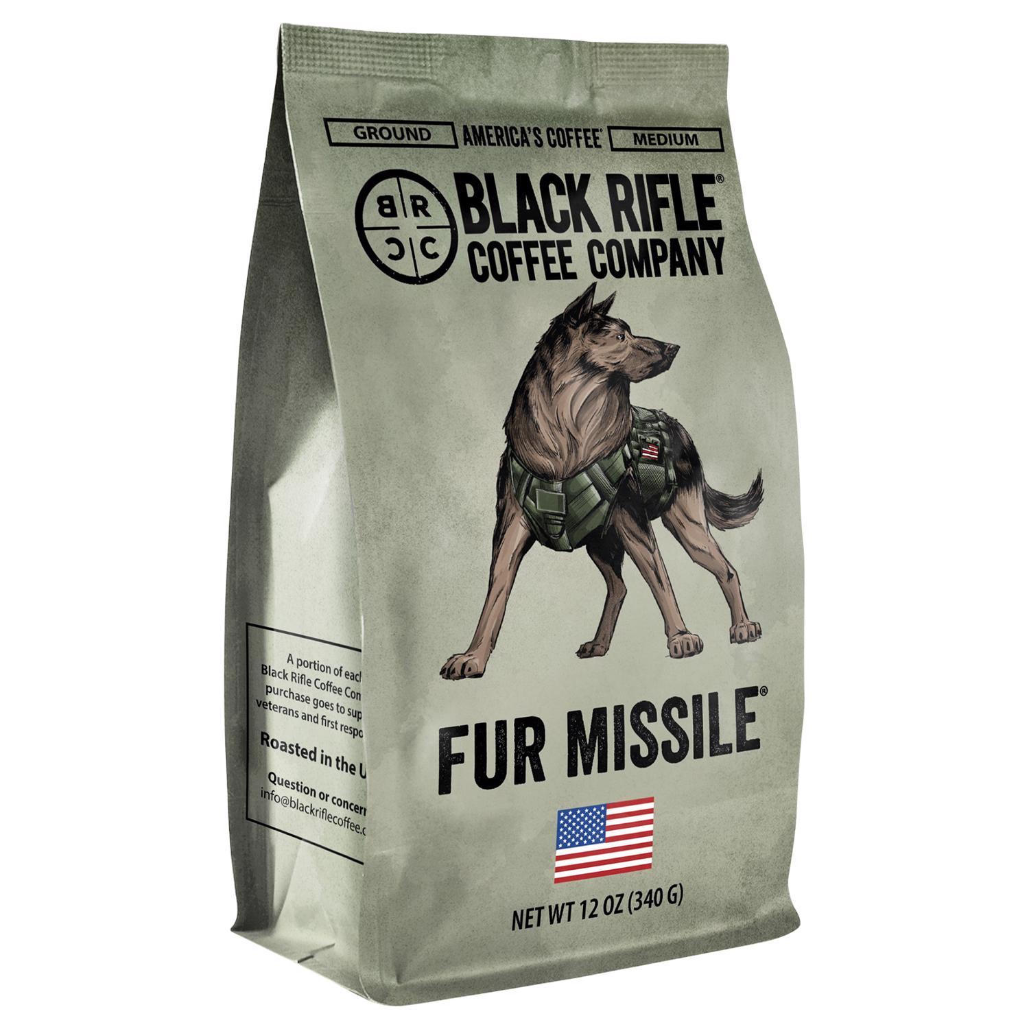 Black Rifle Coffee Company Fur Missile Ground Coffee 1 pk Mfr# 3F