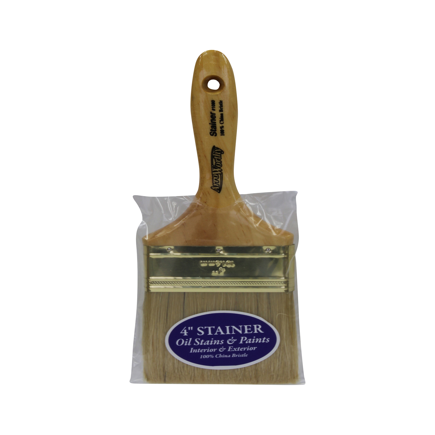 ArroWorthy Stainer 4 in. Chiseled Stain Brush