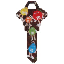 HILLMAN M&Ms House/Office Key Blank 68 Single For Schlage Locks Multicolored