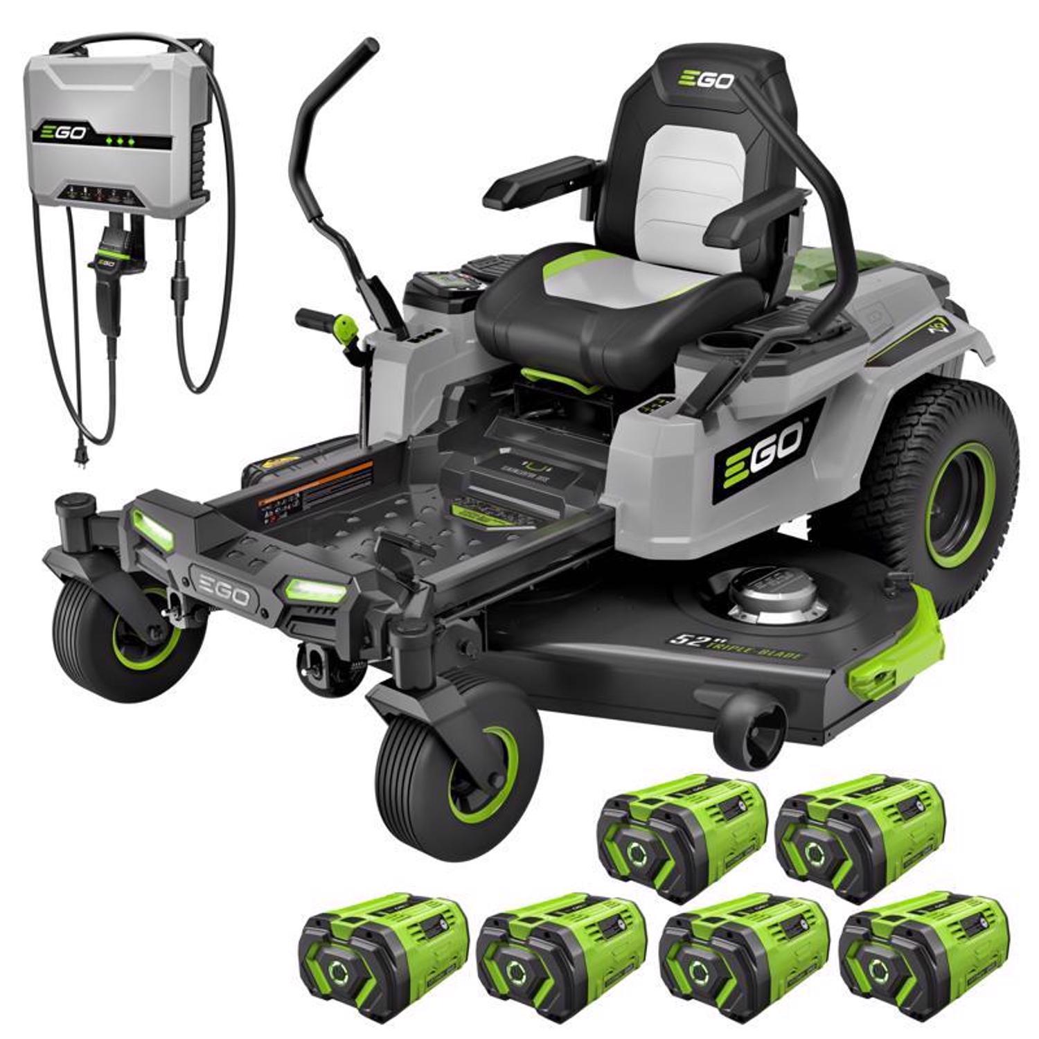 aki EGO POWER+ ZT4214L 42 in. 56 V Battery Zero Turn Riding Mower Kit