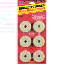 Summit Mosquito Dunks Organic Insect Repellent Solid For Mosquitoes 6 ct