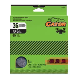 Gator 6 in. D X 1 in. X 3/4 in. thick Grinding Wheel 1 pc
