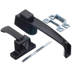 Ace Bare Black Steel Push Button Latch 1 pk