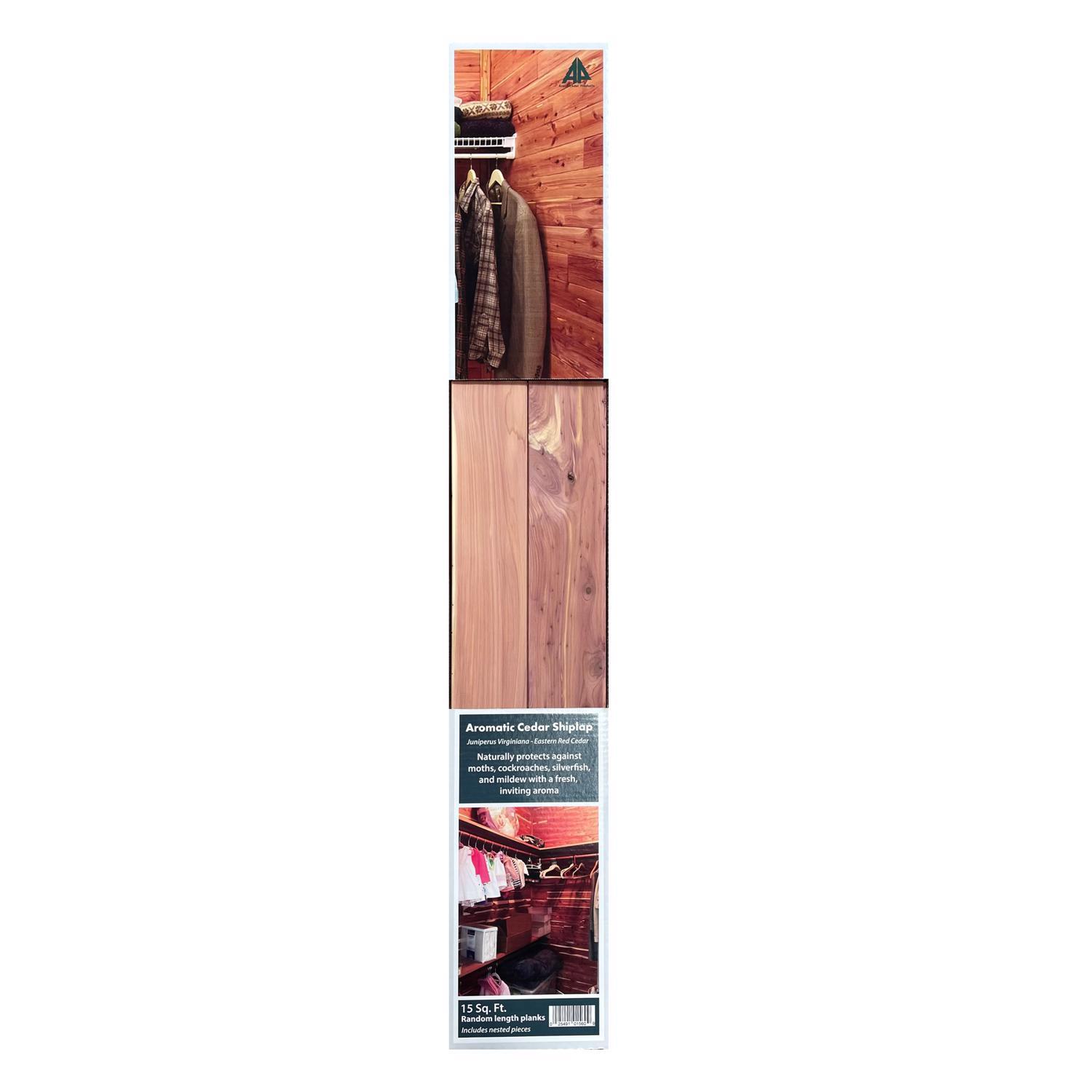 BOUNDARIES / 4枚セット American Pacific CedarSafe 1/4 in. H X 3-3/4 in. W X 48 in. L Wood