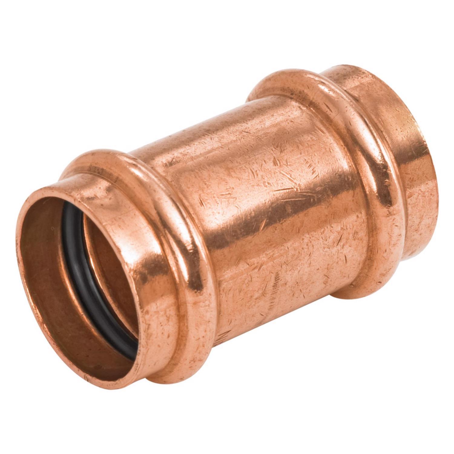 Photos - Cable Tie / Pipe Clamp NIBCO 1 in. Press X 1 in. D Press Wrought Copper Repair Coupling 9020500PCU