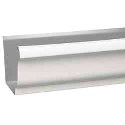 Amerimax 5 in. W X 120 in. L White Aluminum K Gutter
