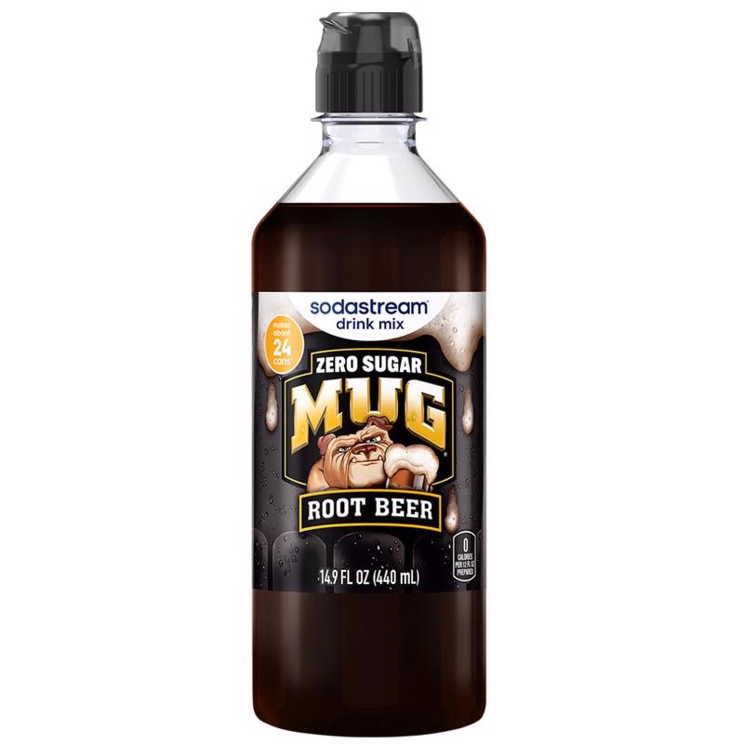 SodaStream Mug Root Beer Zero Sugar Soda Mix 440 ml 1 pk