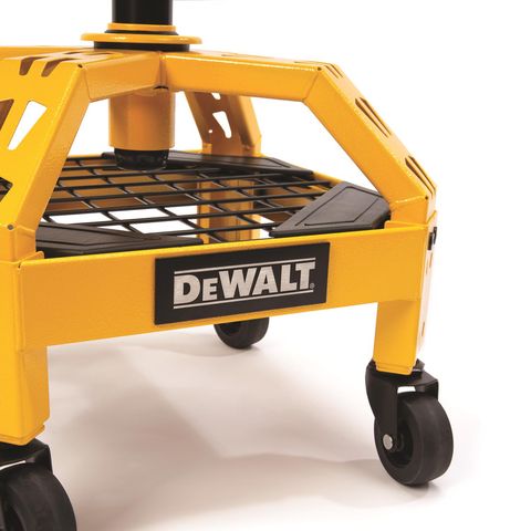 DeWalt Black Vinyl / Foam Swivel Adjustable Shop Stool Mfr# 41562