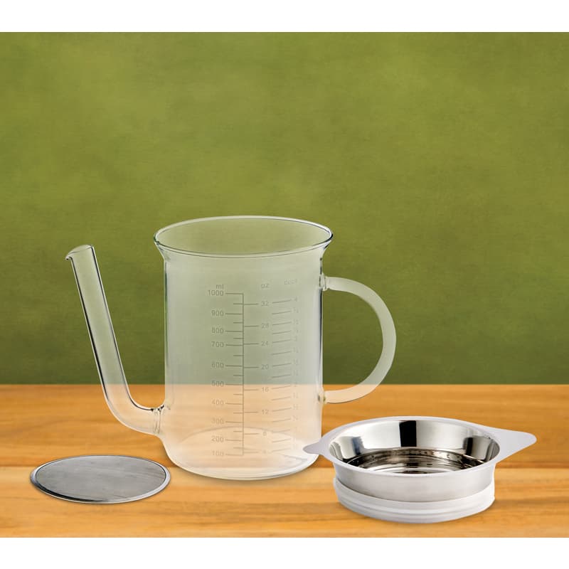Harold Import Glass Gravy Strainer & Fat Separator - Thumbnail 5