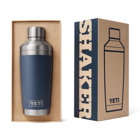 YETI Rambler 20 oz Navy Stainless Steel Cocktail Shaker Mfr