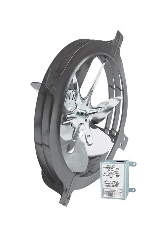 Photos - Other for Repair AiR Vent 18 in. H X 17.8 in. W X 7.3 in. L X 15 in. D Steel Gable Mount Power Fan 53315 