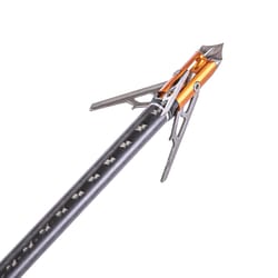 Rage Crossbow Gray/Orange Steel Broadheads 5.5 in.