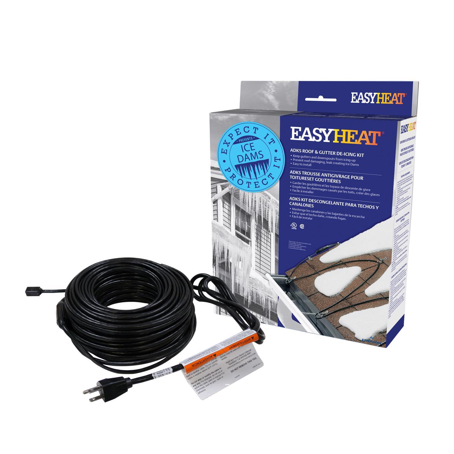 Easy Heat ADKS 80 ft. L De-Icing Cable For Roof and Gutter Mfr