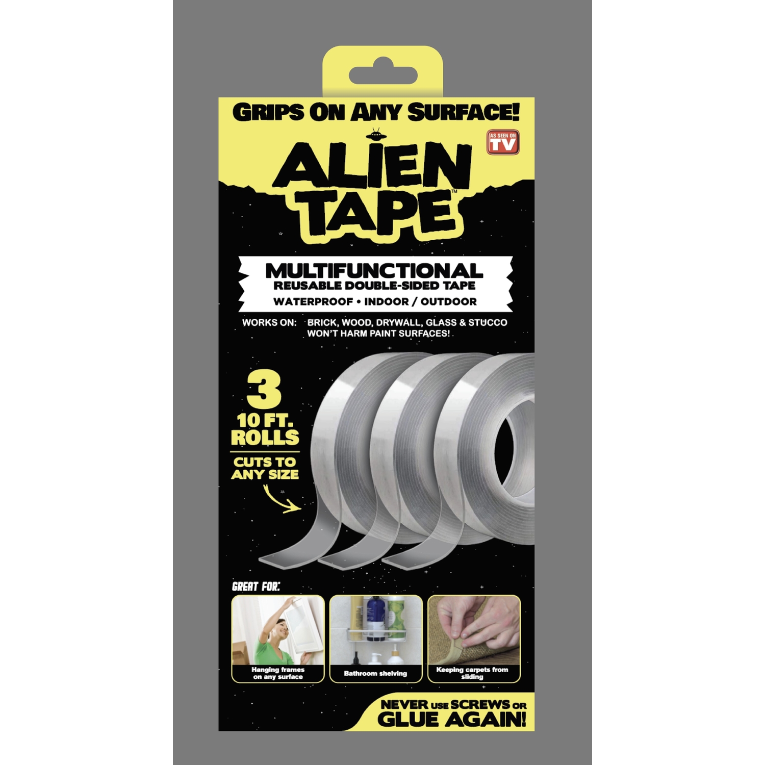 Alien Tape 120 in. L X 1.18 in. W Double-Sided Tape Mfr# 7087