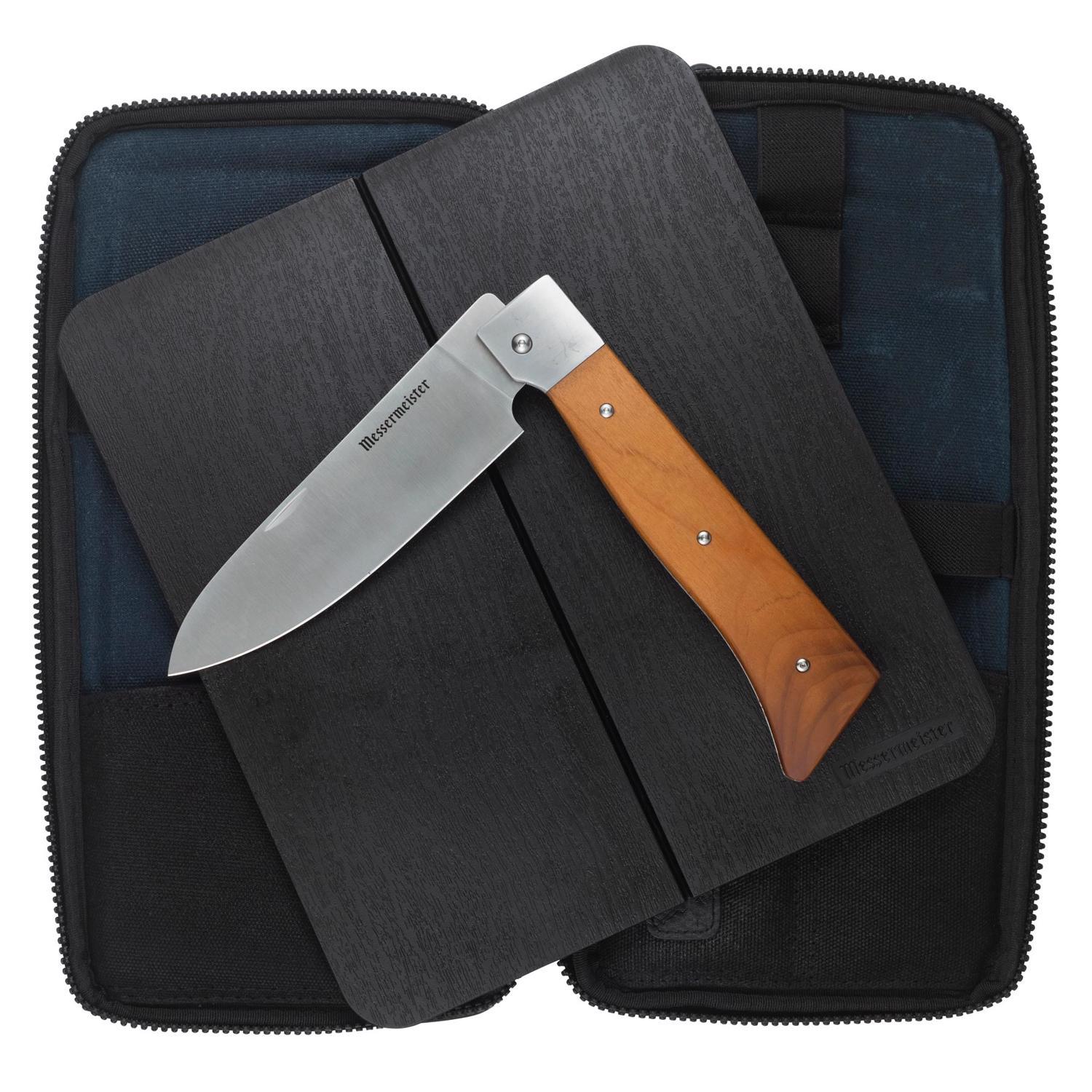 Messermeister Adventure Chef 6 in. Folding Block Knife Set