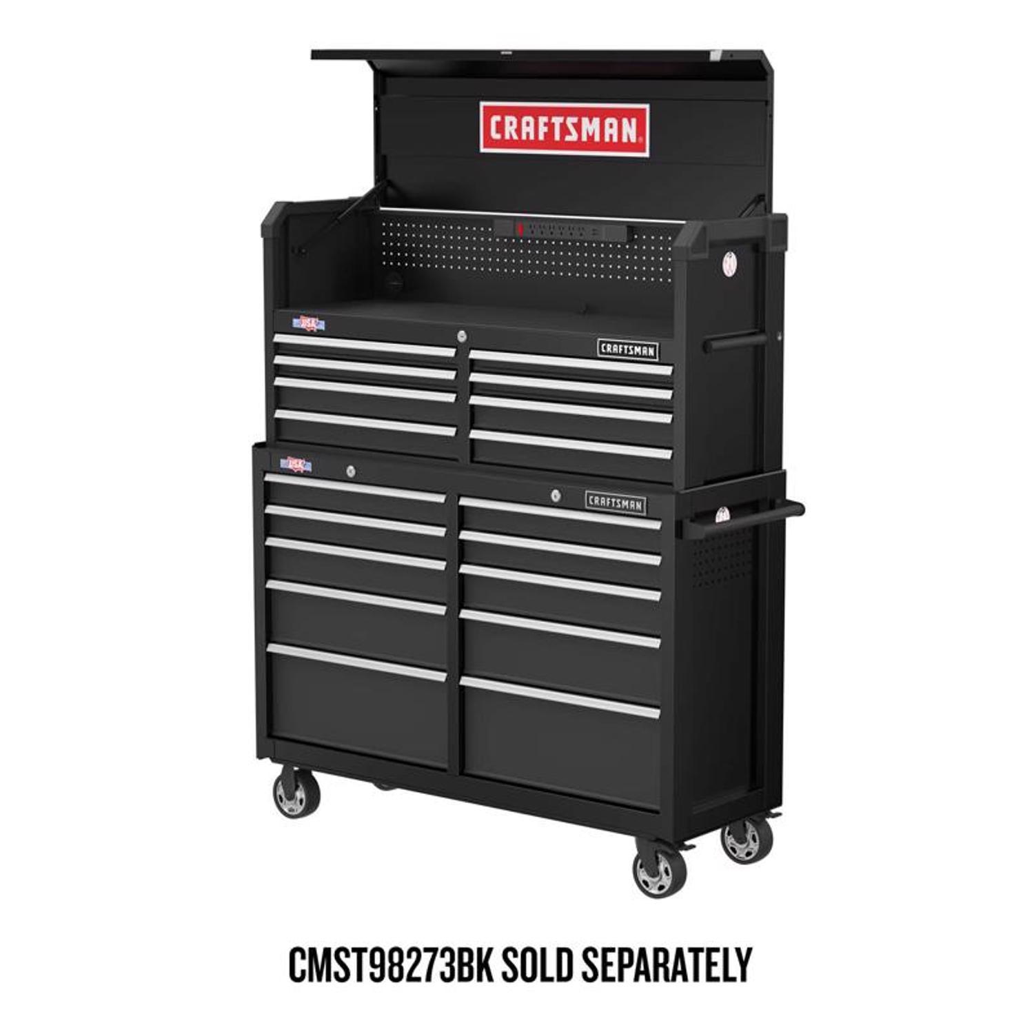 Craftsman S2000 52 in. 8 drawer Steel Tool Chest 24.7 in. H X 16