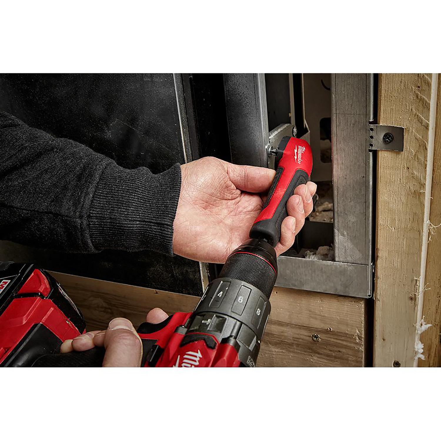 Milwaukee Shockwave Right Angle Attachment 1/4 in. Hex Shank 1 pc