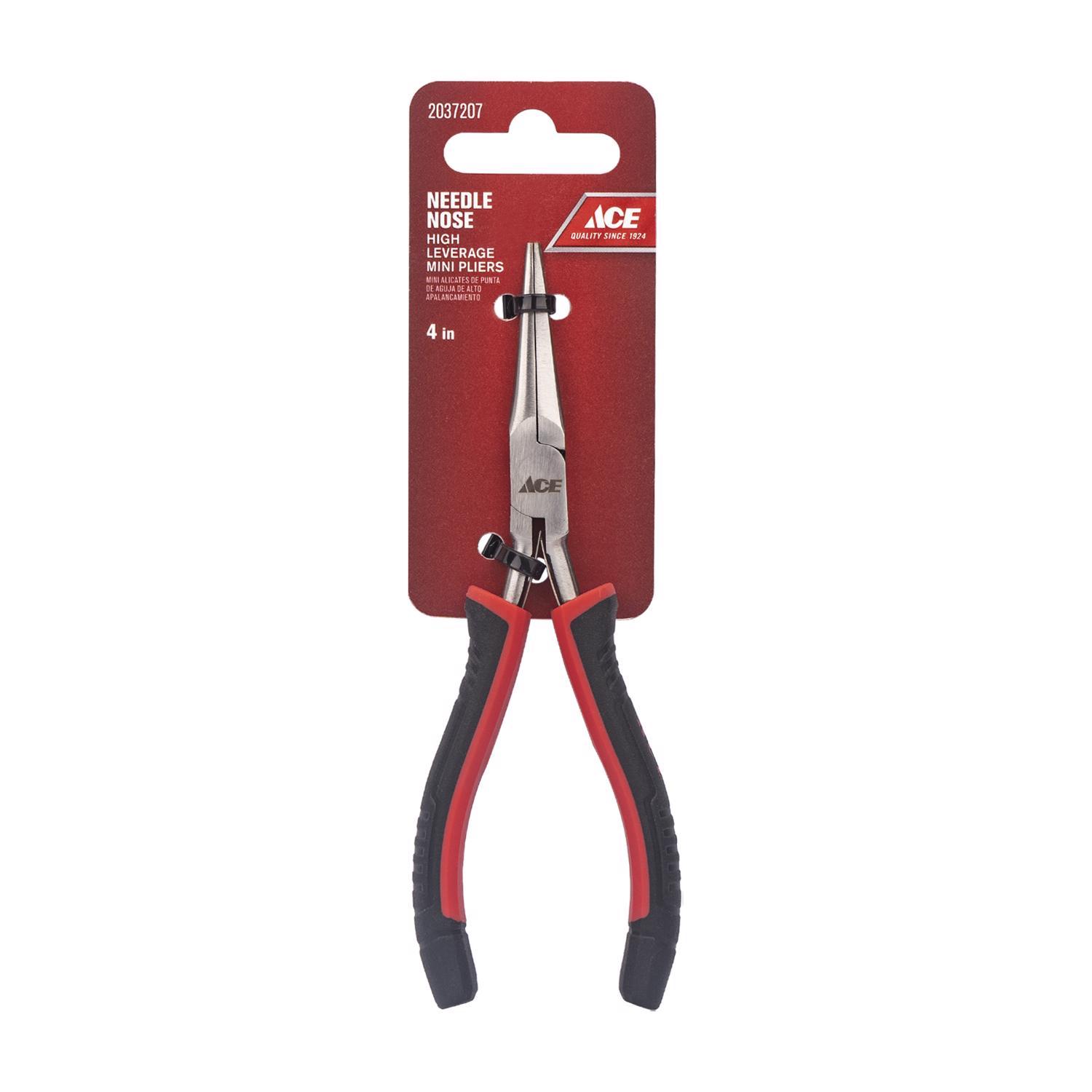 ace Ace 4 in. Chrome Vanadium Steel Needle Nose Hobby Pliers Mfr