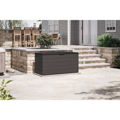 Suncast 170 Gal Charcoal Resin Deck Box - 58 in. Mfr# BMDB1171