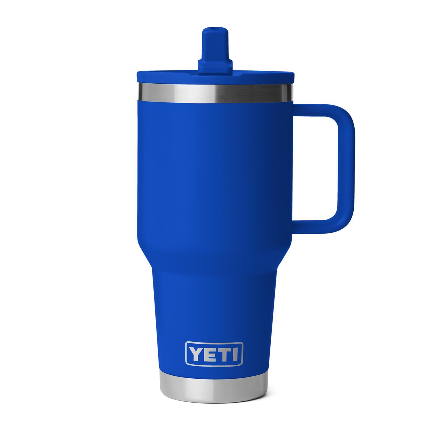 YETI Rambler 30 oz Royal Blue BPA Free Travel Straw Mug