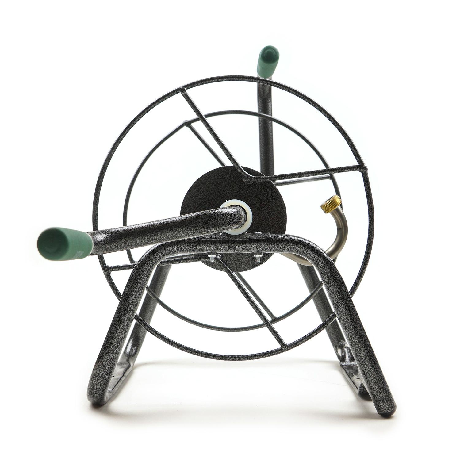 Photos - Garden Hose Butler Yard  75 ft. Silver Free Standing Hose Reel HR-1 