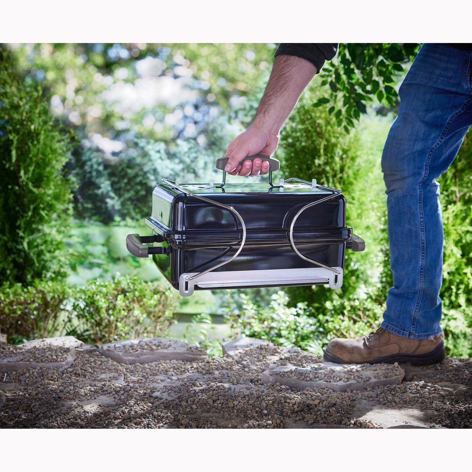 Weber 21 in. Go-Anywhere Charcoal Grill Black Mfr# 1500763 - Ace