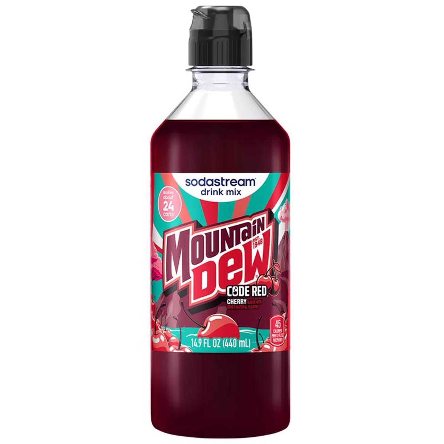 SodaStream Mountain Dew Code Red Cherry Soda Mix 440 ml 1 pk