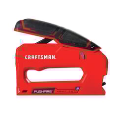 CRAFTSMAN Pushfire 9/16 in. Heavy Duty Stapler
