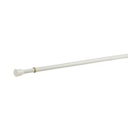 Kenney White Traditional/Transitional Tension Rod 28 in. L X 48 in. L