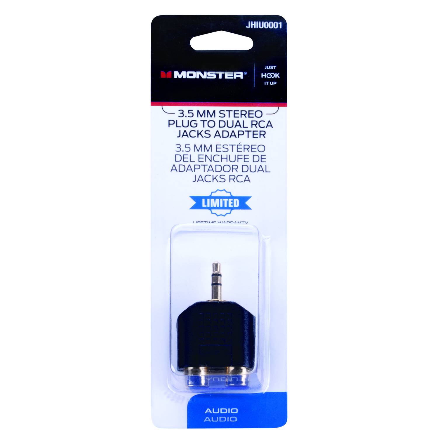 Monster Just Hook It Up Audio Visual Adapter 1 pk Mfr# JHIU0001