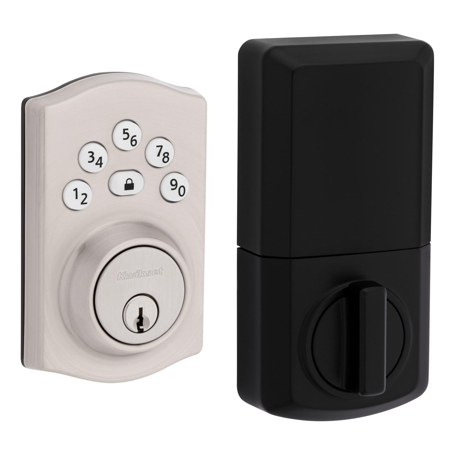Kwikset Satin Nickel Metal Electronic Keypad Entry Lock Mfr