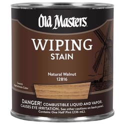 Old Masters Semi-Transparent Natural Walnut Oil-Based Wiping Stain 1/2 pt