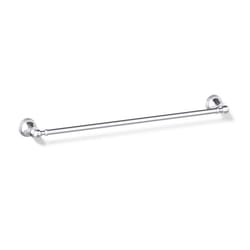 Kohler Facile Polished Chrome Silver Towel Bar 24 in. L Metal