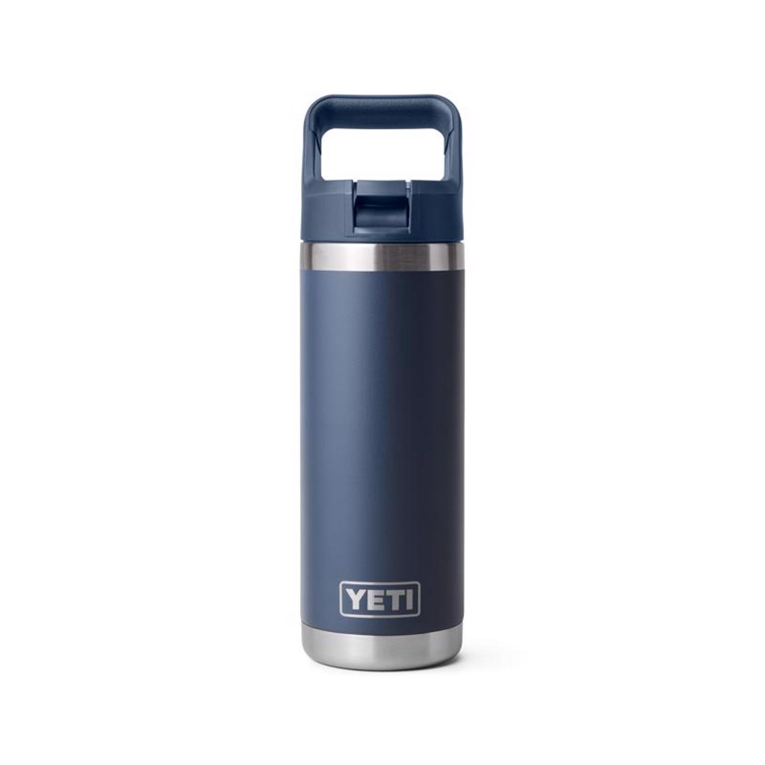 YETI Rambler 26 oz Black BPA Free Bottle with Straw Cap Mfr
