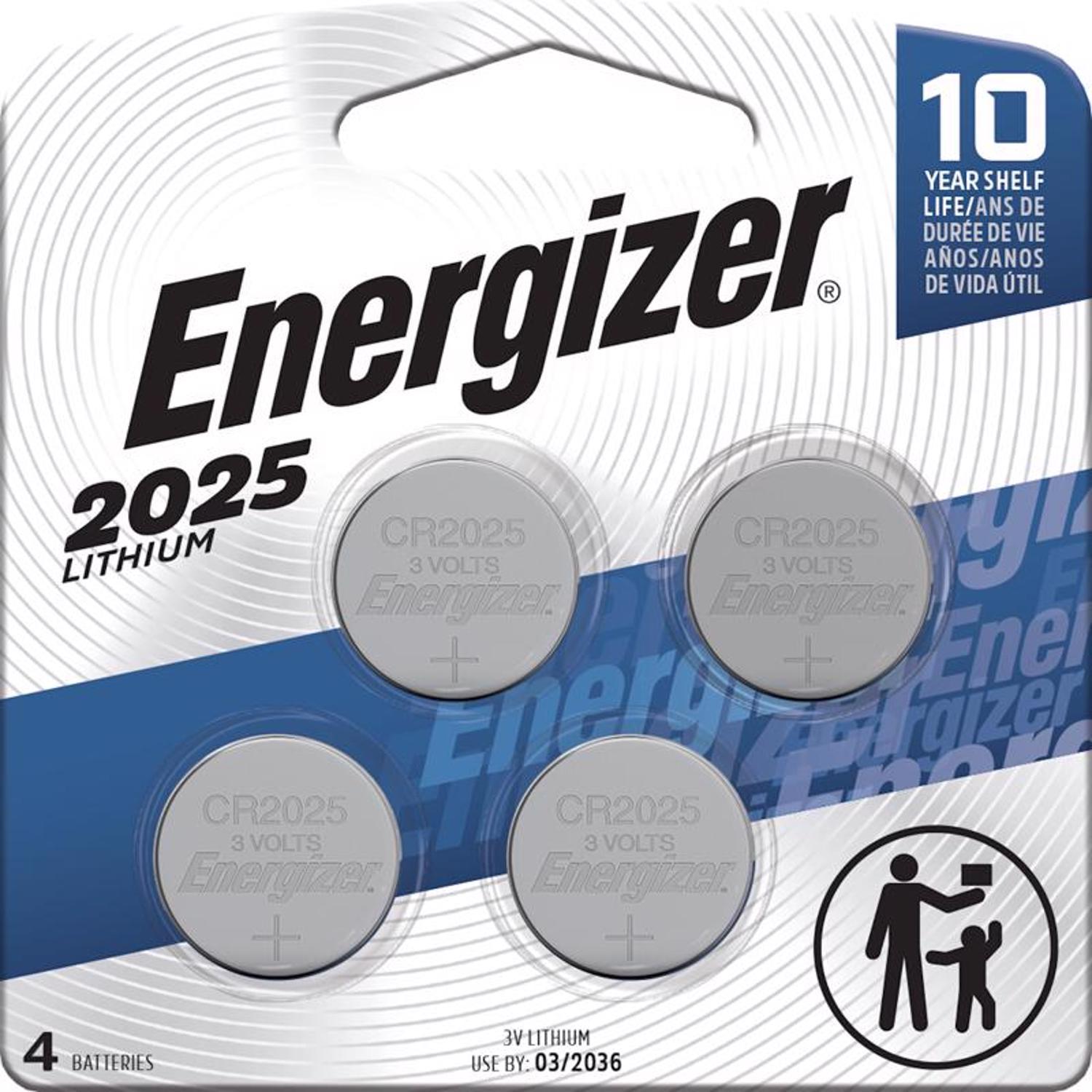 Photos - Battery Energizer Lithium  3 V 0.2 mAh Button Cell  BP-4 4 pk  2025