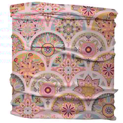 Karma Pink Medallion Half Headband Polyester Microfiber 1 pk