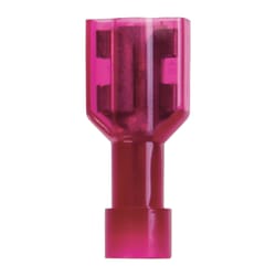 Jandorf 22-18 Ga. Insulated Wire Female Disconnect Red 5 pk