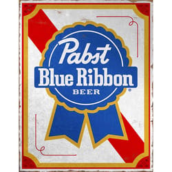 Desperate Enterprises Pabst Blue Ribbon Pabst Blue Ribbon Beer - PBR Sign Tin 1 pk