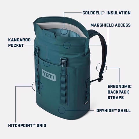 teal yeti bag Hopper M15 Tote Cool fresh on the inside YETI Daytrip Lunch Bag, Aquifer